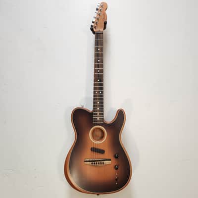 2019 Fender American Acoustasonic Telecaster - Sunburst w/ Original Gig Bag and Case Candy image 3