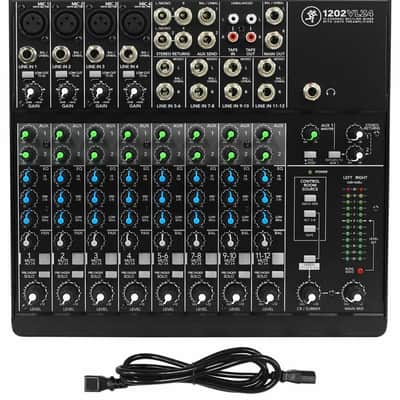 New - Mackie 1202VLZ4 12-channel Soundboard Mixing Console Mixer image 2
