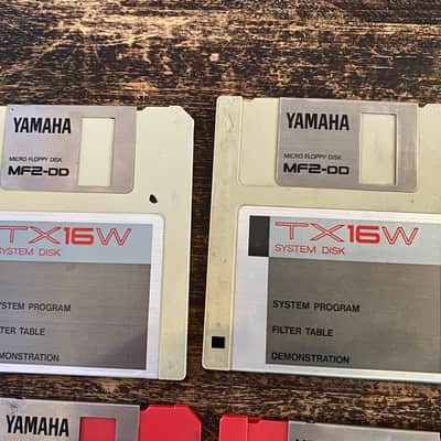 Yamaha TX16W Parts Floppy Drive & Sound Library Manual image 2
