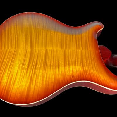 2002 Paul Reed Smith PRS Archtop Thick Hollowbody Artist Package Brazilian w Piezo ~Tobacco Sunburst image 4