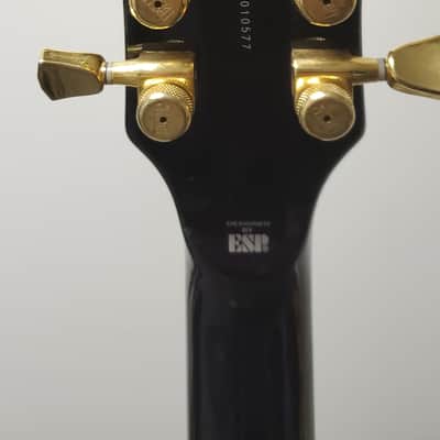 ESP LTD EC-1000M deluxe black, 22 frets, rare maple fingerboard image 5