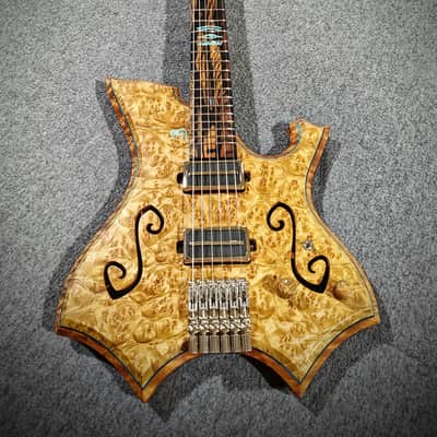 Barlow Guitars Osprey Semi-Hollow 2025 - Golden Camphor / Mun Ebony image 16