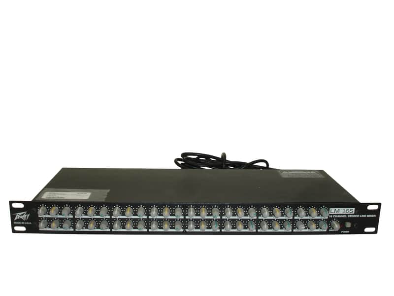 Peavey LM16S 16-Channel Stereo Line Mixer image 1