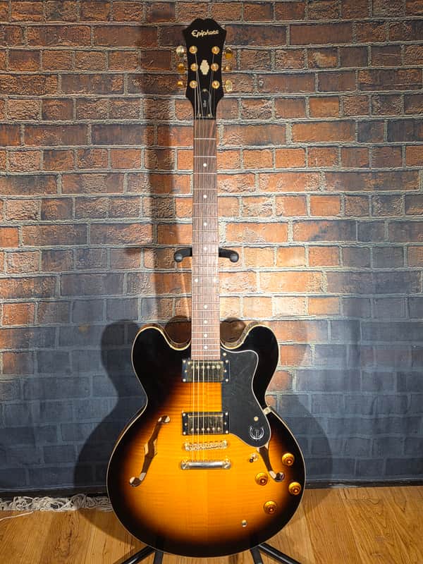 Epiphone Dot Deluxe Vintage Sunburst image 1