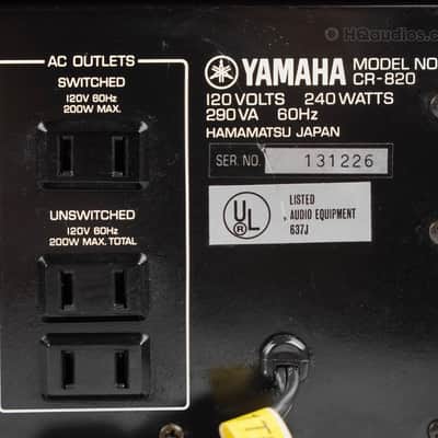 Yamaha CR-820 Vintage Stereo Receiver – Restored – 1-Year Warranty image 23