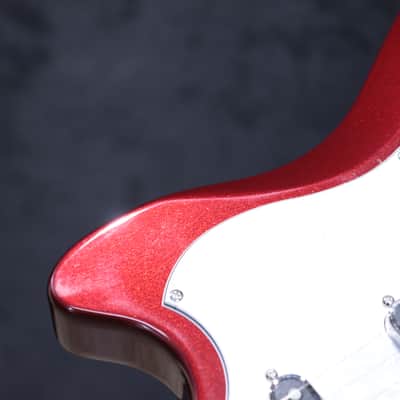 Guild Surfliner Deluxe Scarlett Red Metallic HSS Solid Body Electric Guitar image 13