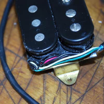 1975 DiMarzio Humbucker 4 LONG lead wires 5.42K Ohms Les Paul image 3
