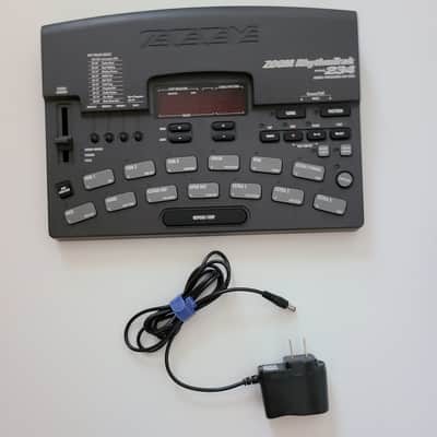Cleaned Zoom RT234 Drum Machine with power adapter and fresh internal battery