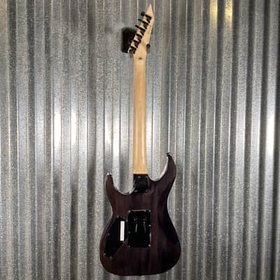 ESP LTD M-200 Flame Top See Thru Black Guitar M200FMSTBLK #0648 Used image 12