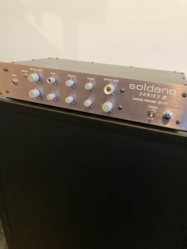 Soldano SP-77 Series II Rackmount Two-Channel Tube Guitar Preamp image 1