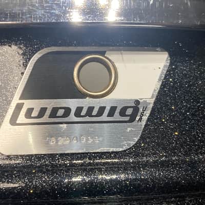 Ludwig - 5x14" Acrolite "Blackrolite" Snare Drum, 8-Lug, 1980s image 2