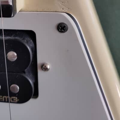 Vintage 1980s Burny Flying V "RFV-75" MIJ Japan - EMG Fat-55 image 6