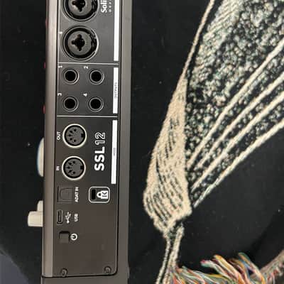 Solid State Logic SSL 12 12-Channel USB Audio Interface 2023 - Black image 2