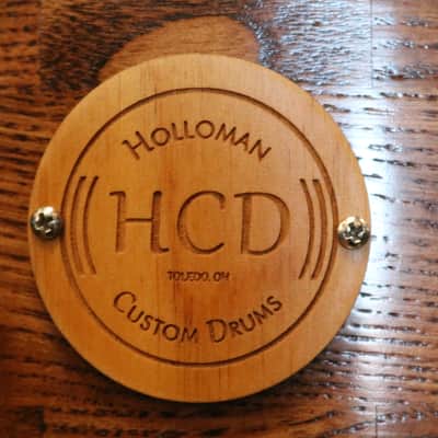 Holloman Custom Drums 6.5" x 14" Ash Segmented Snare Drum image 4