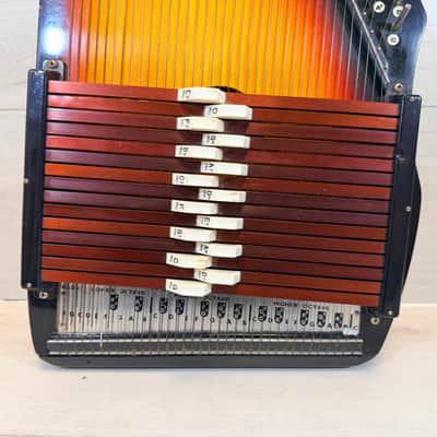RBI ChromAharp Autoharp 36-String Made in Japan Sunburst Folk Instrument 1970's-1980's image 3