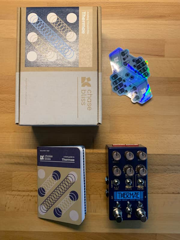 Chase Bliss Audio Thermae Analog Delay and Harmonizer 2018 - 2024 - Blue image 1