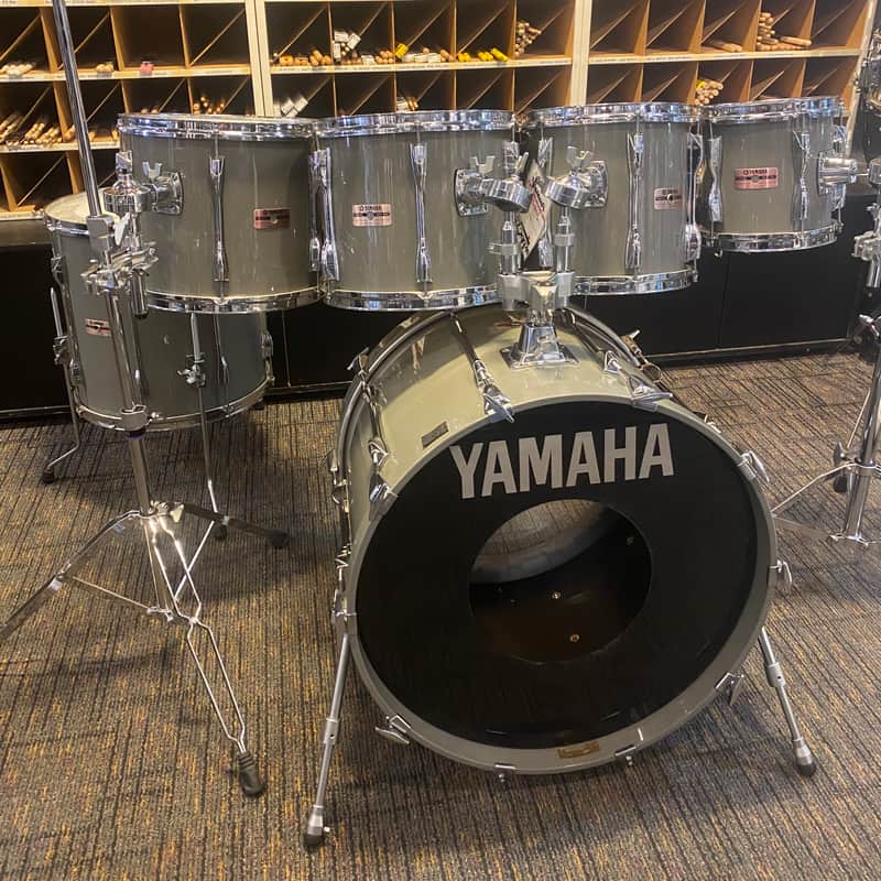 Yamaha 80's Recording Custom Birch 6 Piece Shell Pack- Quartz Grey image 1