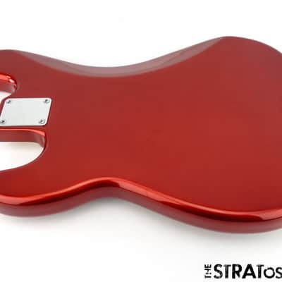 Fender Squier Vintage Mod Precision/ Jazz Bass LOADED BODY P Candy Apple Red image 3