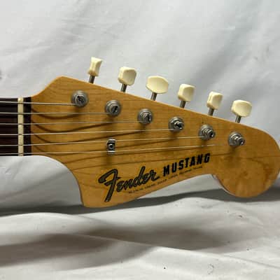 Fender Mustang 1967 Electric Guitar - Non-Original Neck Pickup image 7
