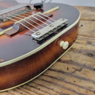 1930's Slingerland Songster 400 Lap Steel Squareneck - Sunburst With OHSC image 15