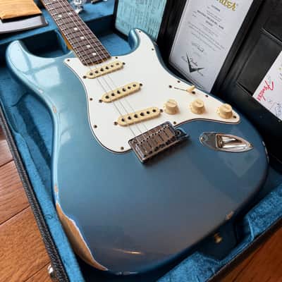 2026 Fender Custom Shop Stratocaster Pro W25 Relic - Aged Lake Placid Blue image 1