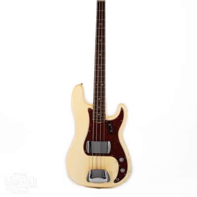 1966 Fender Precision Bass Olympic White image 5