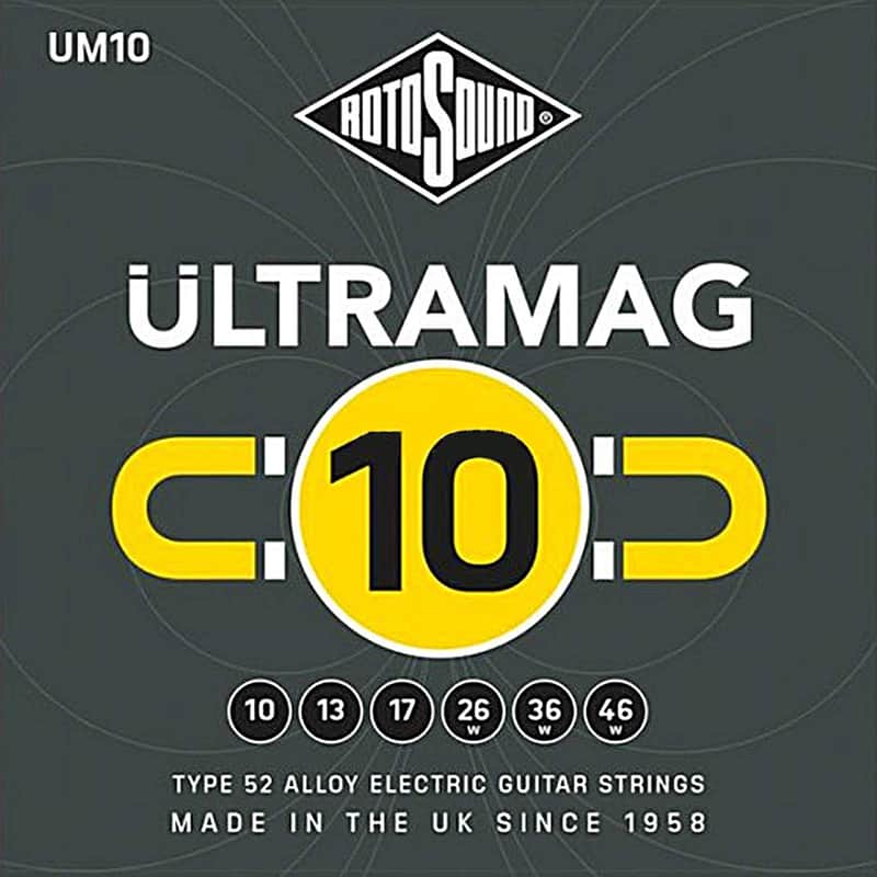 Rotosound UM10 Ultramag Type 52 Alloy Electric Guitar Strings - Regular (10 - 46) image 1