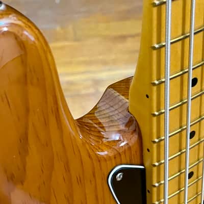 Fender American Professional II Jazz Bass with Maple Fretboard 2020 - Present - Roasted Pine image 11