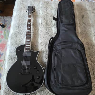 2017 ESP LTD EC-401 Black Gloss EMG 81/60 w/gig bag image 22