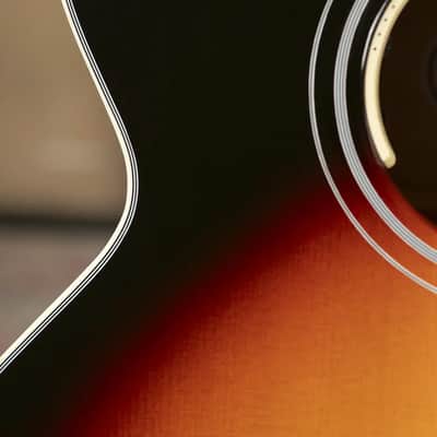Gibson SJ-200 Standard Maple Acoustic/Electric Guitar - Triburst with Hardshell Case image 19