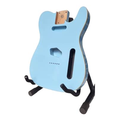 Telecaster Body, Sonic Blue and double binding, 3-piece Alder image 8