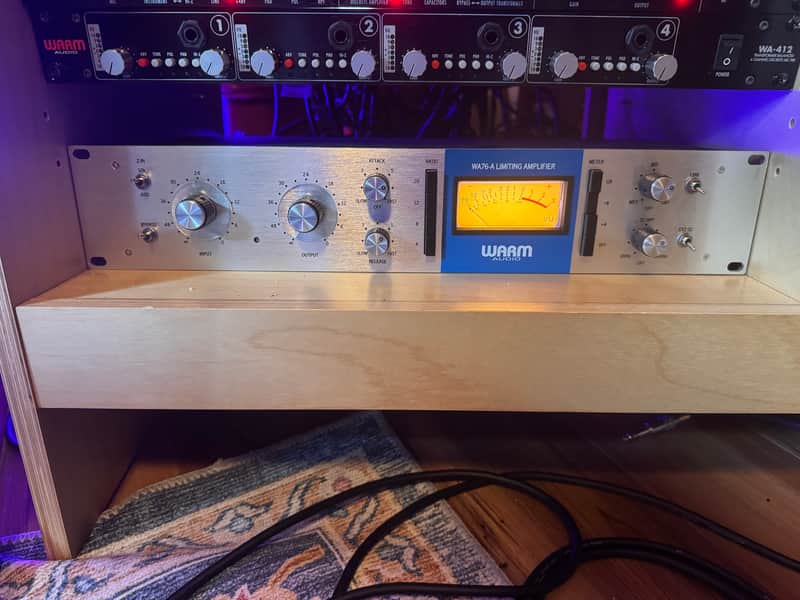 Warm Audio WA76-A Single-Channel Vintage-Voiced Discrete FET Compressor 2020 - Present - Silver image 1