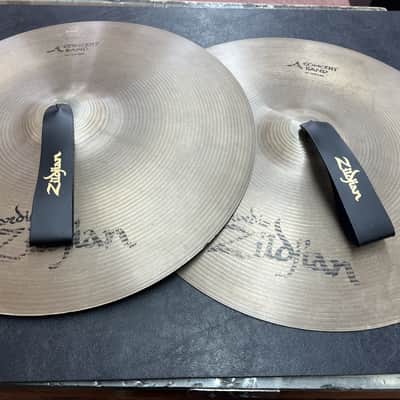 USED Zildjian Avedis 16" Medium Concert Band Crash Cymbals Pair image 2