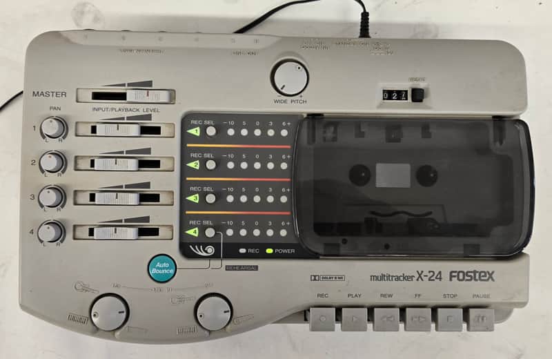 Vintage Fostex X24 Cassette Multitrack Tape Recorder / Portastudio Tested image 1