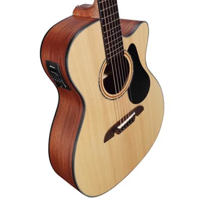 Alvarez Guitars AF30CE Artist Series OM/Folk Acoustic-Electric Guitar w/Cutaway EQ & Tuner image 5
