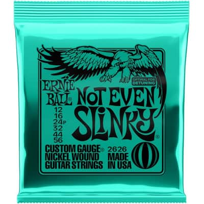 ERNIE BALL 2626 Not Even Slinky 012-056 Nickel plated Steel. Saiten für E-Gitarre image 1