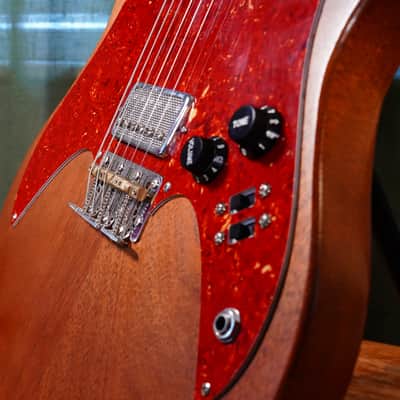 Moar Dolly 2025 Handmade Danish Boutique Guitar | Roasted Mahogany | Hand-Wound P90 & Mini Humbucker | Rare image 11