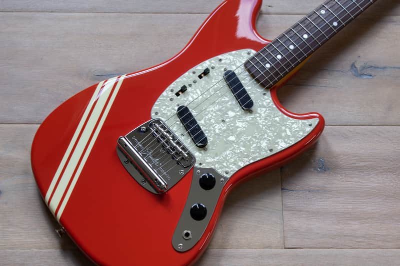 🇯🇵 Fender Mustang Reissue Competition MIJ Japan Fiesta Red 2007-2010 MG-73 CO FRD image 1