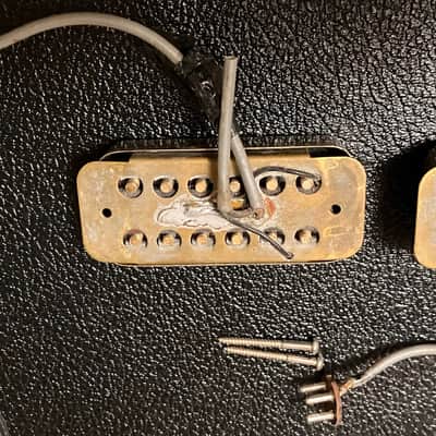 Vintage 1965 Gretsch Country Gentleman Complete Wiring Harness Pickup Set -Gold - Filtertron Supertron image 5