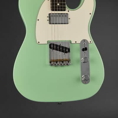 2018 Fender American Performer Telecaster Satin Surf Green image 1