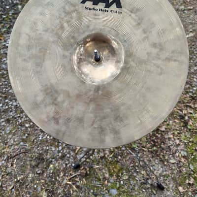 Sabian 14" AAX Studio Hi-Hat Cymbals (Pair) 2002 - 2018 - Brilliant image 7