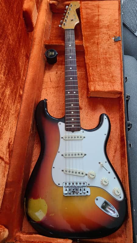 ギター Fender Stratocaster '65 Repro CAD Fender American Vintage II 1965 Stratocaster, Round-Lam Rosewood