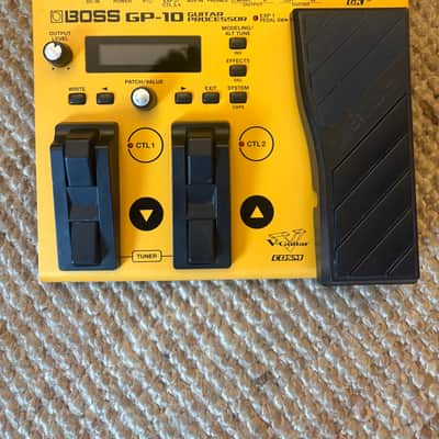 Boss GP-10 Guitar Processor Multi-Effect Unit with GK-3 Pickup 2014 - 2024 - Yellow