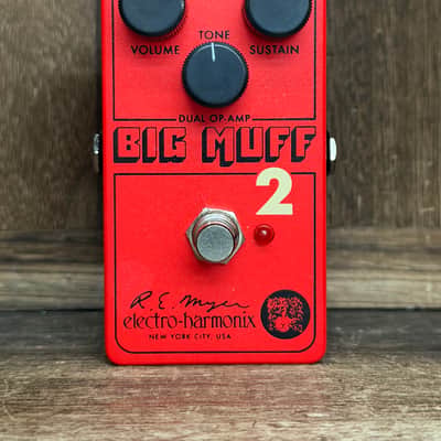 Electro-Harmonix / JHS Nano Big Muff 2 Dual Op-Amp Fuzz 2025 - Present - Red image 1
