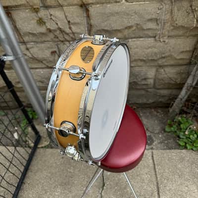Ludwig Accent CS Custom 13x4” Piccolo Wood Snare Drum - Natural image 12