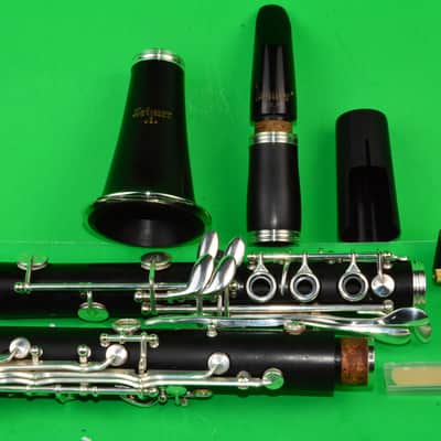 Selmer CL210 - Intermeadiate Level Grenadilla Wood Clarinet - Silver Plated Keys, New Pads image 2