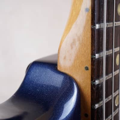 Fender Mustang 1977 Metallic Navy Blue Refinish USA Vintage w/ Hard Case image 15