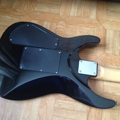 90's 1999 Grover Jackson  Dinky style Reverse Headstock Japan Black image 10
