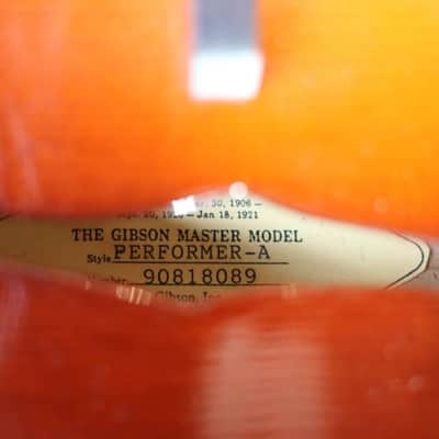 1999 Gibson "The Flatiron" Performer A Style Mandolin w/HSC image 7