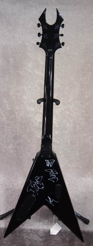 B.C. Rich BC Rich KKV Kerry King V guitar signed by Slayer | Reverb